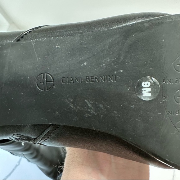 Giani Bernini Black Heeled Boots - Picture 13 of 13